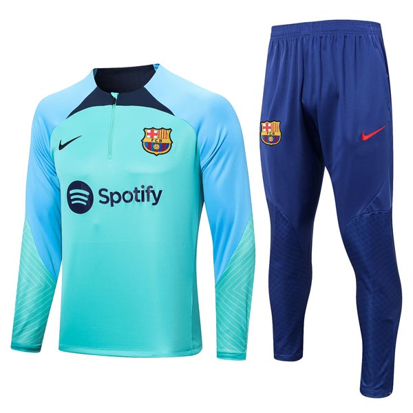 Sweatshirts Barcelona 2022-23 Grün Blau